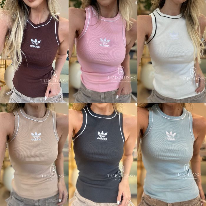 blusa regata adidas
