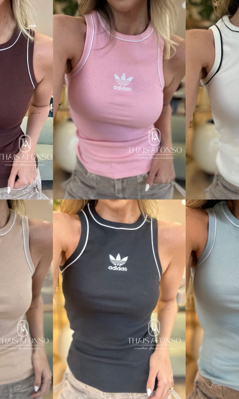 blusa regata adidas