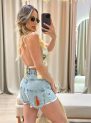short jeans abacaxi