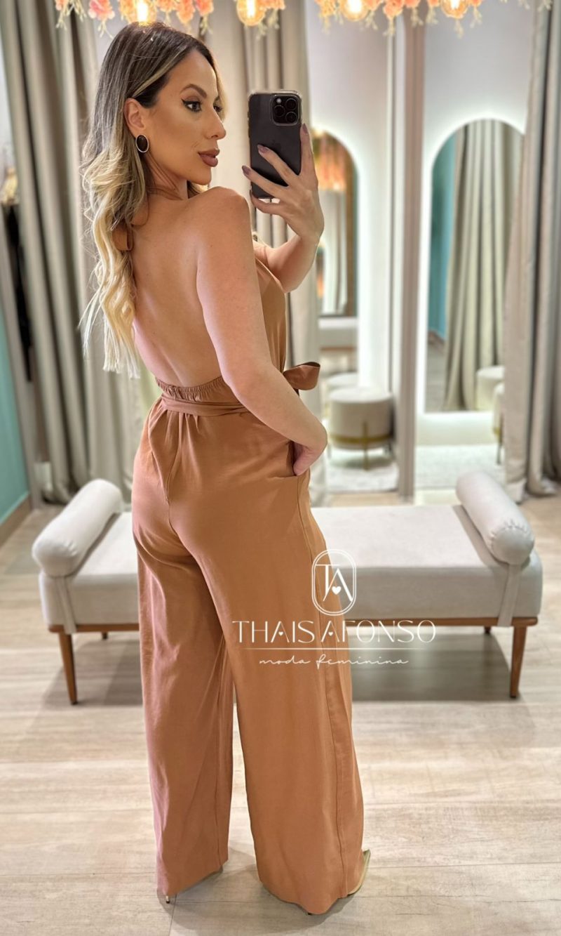 macacão longo nude macacão longo nude