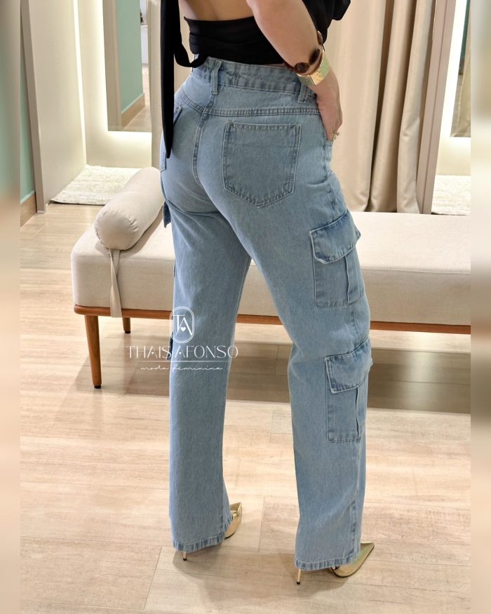 calça cargo jeans rh calça cargo jeans rh