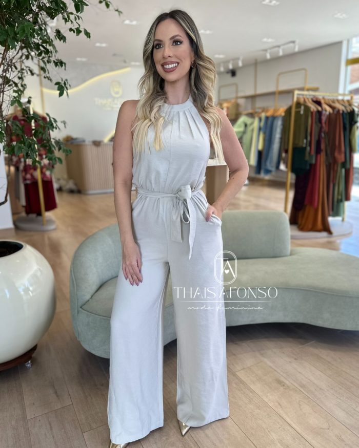 macacão longo areia macacão longo areia