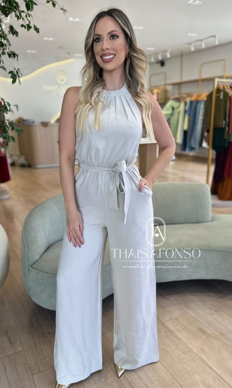 macacão longo areia macacão longo areia