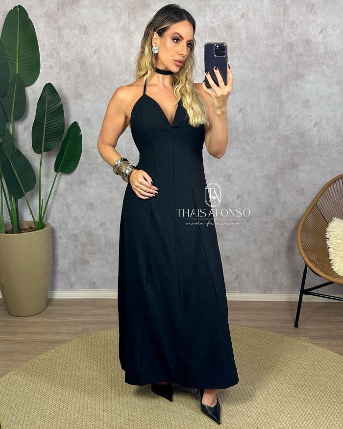 vestido stéfany preto vestido stéfany preto