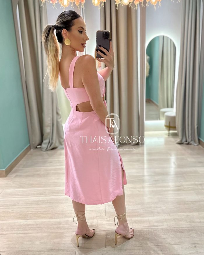 vestido Áurea rosa vestido Áurea rosa