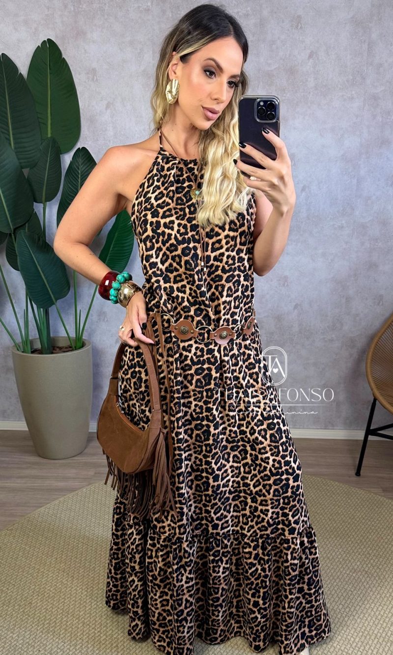 vestido longo zoe onça vestido longo zoe onça